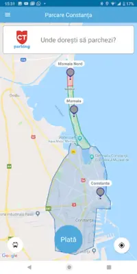 Constanta Parking android App screenshot 3